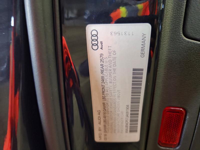 Aukcja sprzedaży 2018 Audi A5, vin: WAUENCF57JA091904, numer aukcji: 66443096