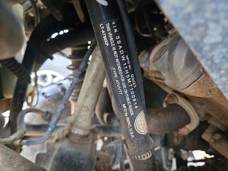 Продаж на аукціоні авто 2021 Othr Atv, vin: 5SADW11H5M7100914, номер лоту: 62127876