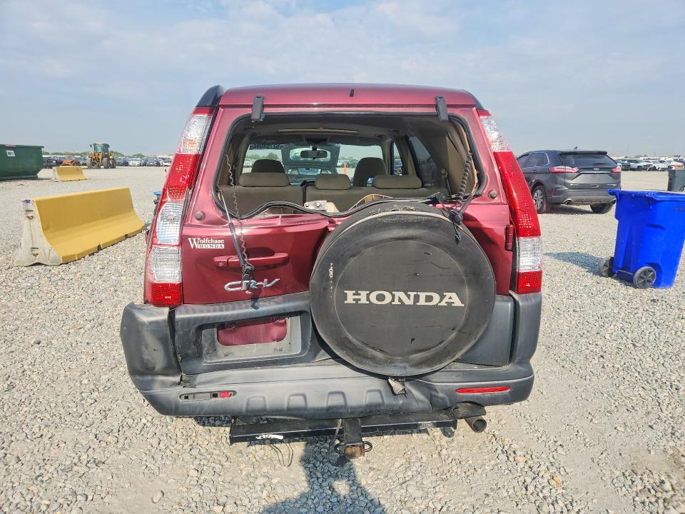 62768086 :رقم المزاد ، JHLRD78866C025607 vin ، 2006 Honda Cr-v مزاد بيع