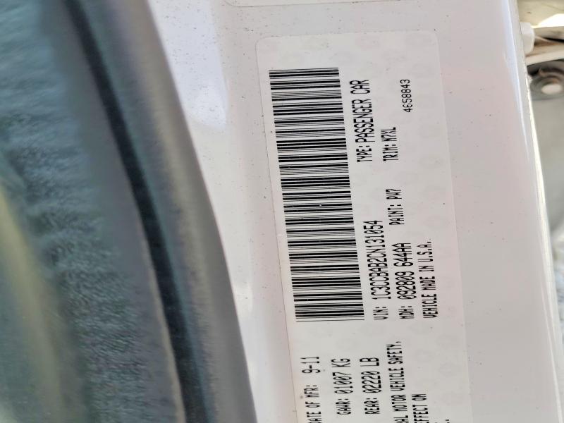 63194986 :رقم المزاد ، 1C3CCBAB2CN131054 vin ، 2012 Chrysler 200 مزاد بيع