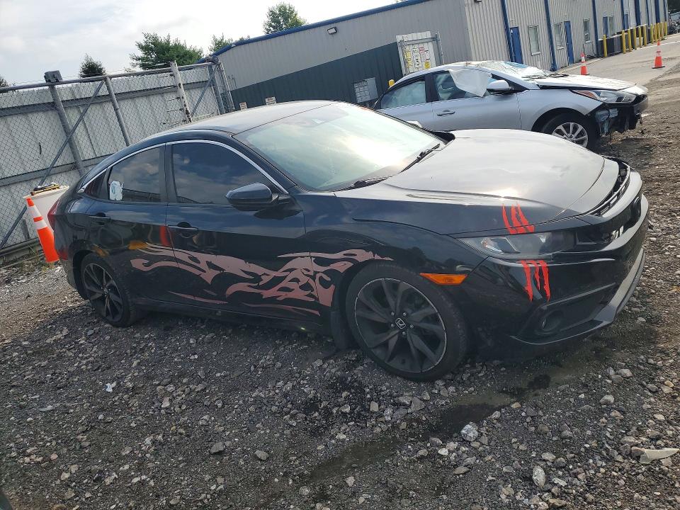 Продаж на аукціоні авто 2019 Honda Civic, vin: 2HGFC2F82KH504768, номер лоту: 66633256