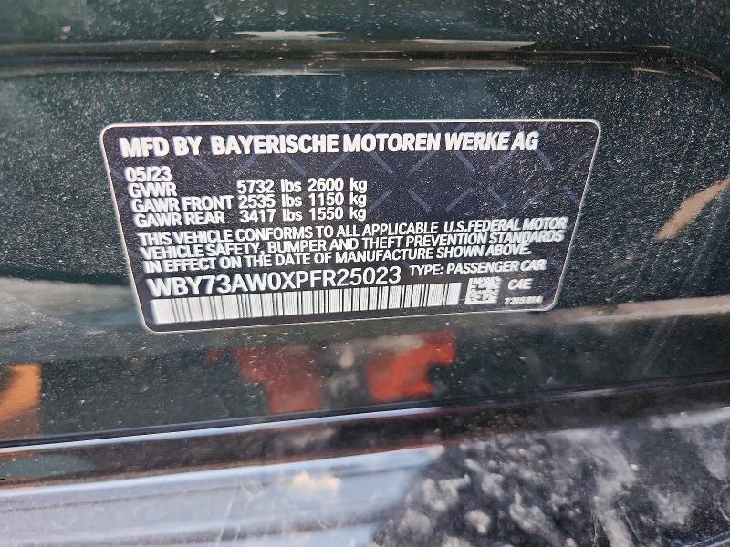 Продажа на аукционе авто 2023 Bmw I4, vin: WBY73AW0XPFR25023, номер лота: 64325526