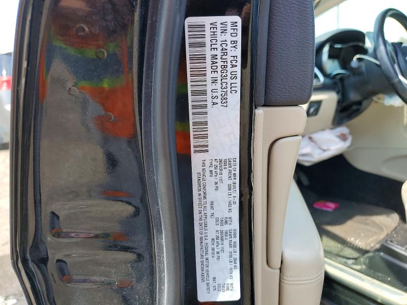2020 Jeep Grand Cherokee მანქანა იყიდება აუქციონზე, vin: 1C4RJFBG3LC375837, აუქციონის ნომერი: 64066386