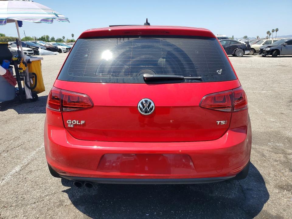 2016 Volkswagen Golf მანქანა იყიდება აუქციონზე, vin: 3VW217AU7GM010707, აუქციონის ნომერი: 64766666