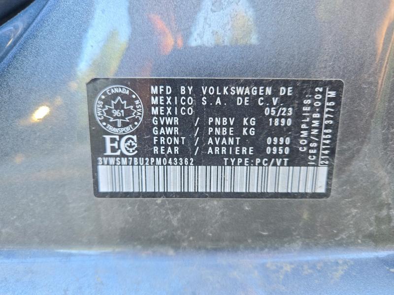 Aukcja sprzedaży 2023 Volkswagen Jetta, vin: 3VWSM7BU2PM043362, numer aukcji: 65611316