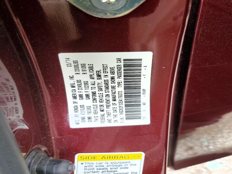 Продажа на аукционе авто 2014 Honda Accord, vin: 1HGCR2F30EA178073, номер лота: 66839956