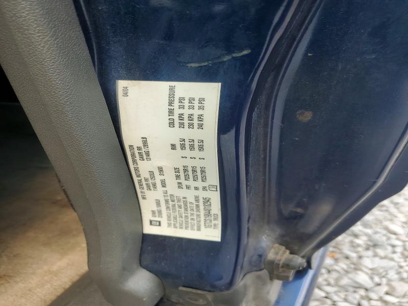 2004 Gmc Canyon მანქანა იყიდება აუქციონზე, vin: 1GTCS198448182945, აუქციონის ნომერი: 67068096