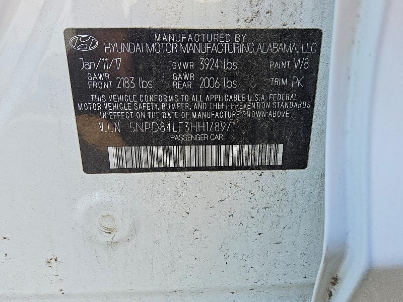 Продажа на аукционе авто 2017 Hyundai Elantra, vin: 5NPD84LF3HH178971, номер лота: 64093116