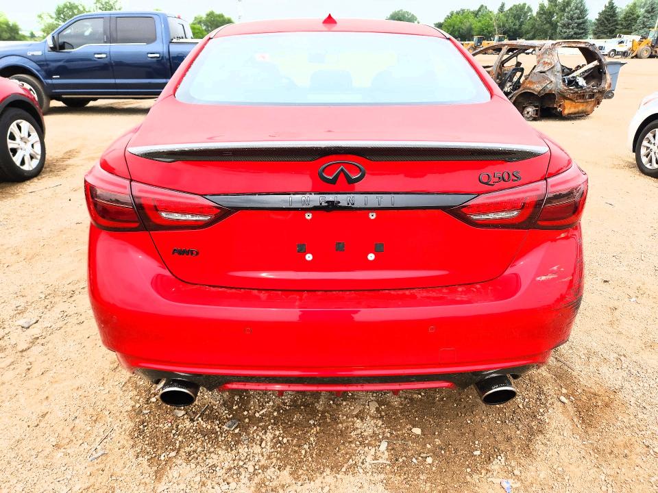 Продаж на аукціоні авто 2018 Infiniti Q50, vin: JN1FV7AR0JM481303, номер лоту: 64468596