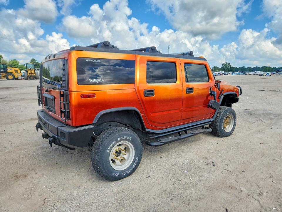 2003 Hummer H2 მანქანა იყიდება აუქციონზე, vin: 5GRGN23U73H121848, აუქციონის ნომერი: 63220136