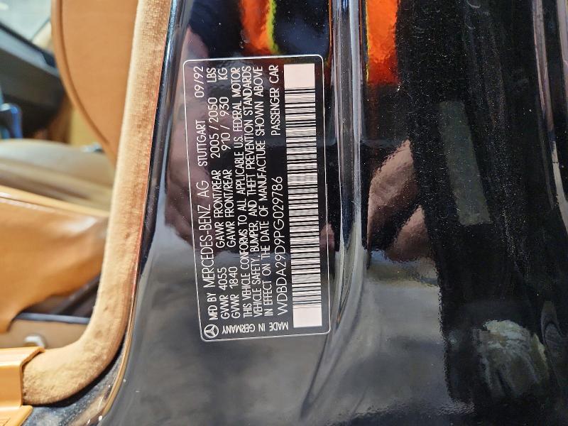 63881746 :رقم المزاد ، WDBDA29D9PG029786 vin ، 1993 Mercedes-benz 190 مزاد بيع