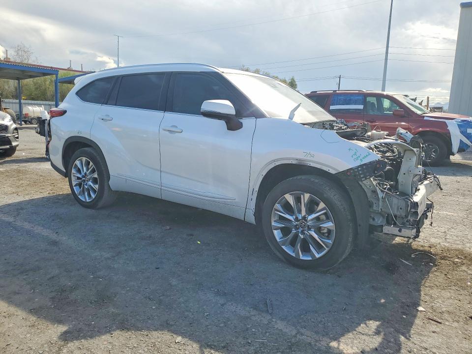 2023 Toyota Highlander Hybrid მანქანა იყიდება აუქციონზე, vin: 5TDYARAH4PS522887, აუქციონის ნომერი: 64062776
