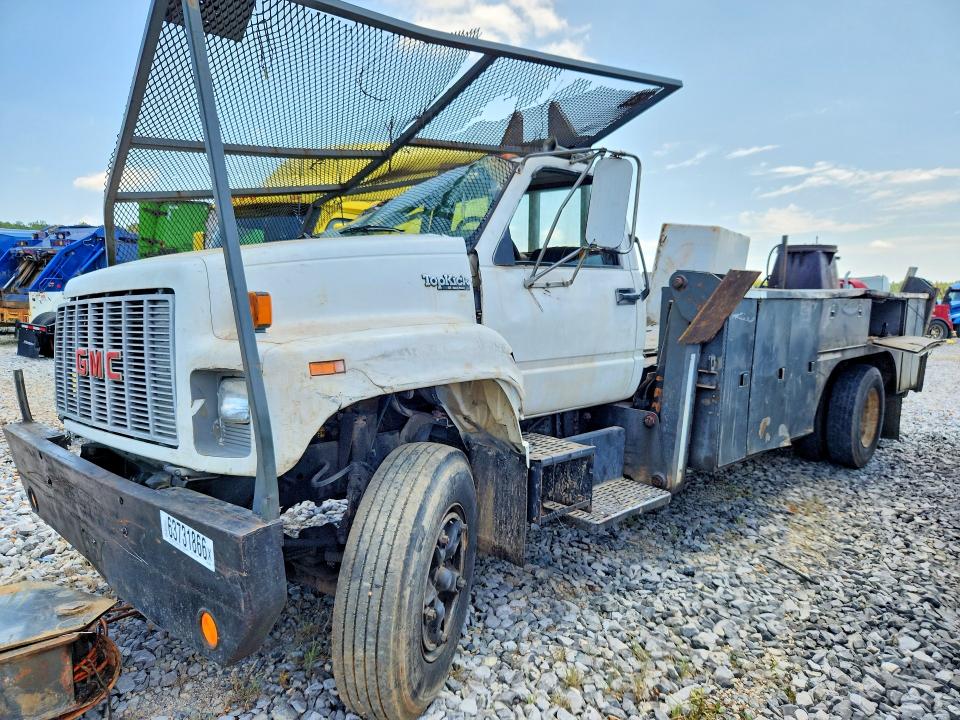 63731866 :رقم المزاد ، 1GDM7H1J3PJ502293 vin ، 1993 Gmc Topkick مزاد بيع