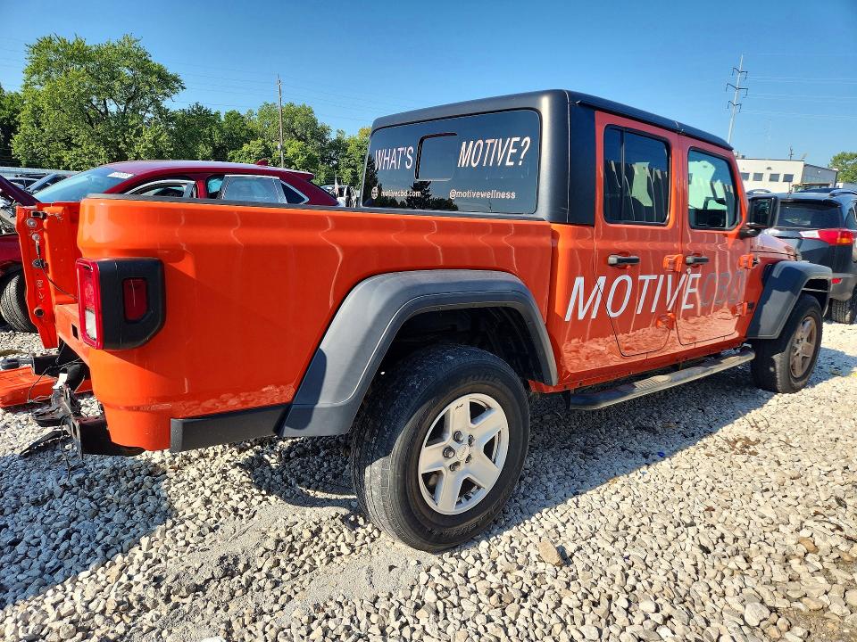 2020 Jeep Gladiator მანქანა იყიდება აუქციონზე, vin: 1C6HJTAG7LL149545, აუქციონის ნომერი: 63332176
