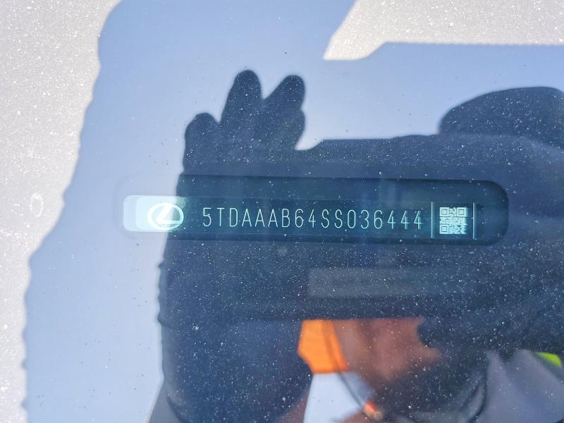 65403786 :رقم المزاد ، 5TDAAAB64SS036444 vin ، 2025 Lexus Tx 350 مزاد بيع