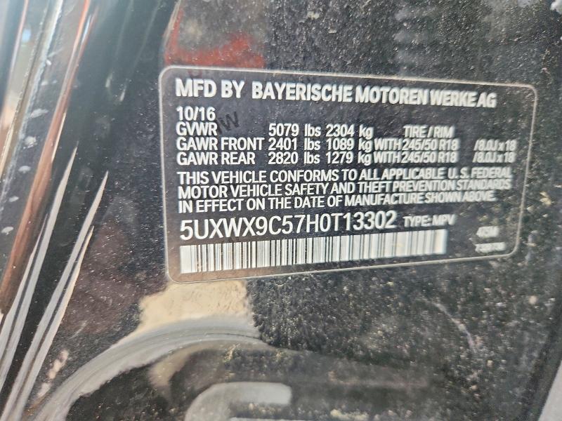 Продажа на аукционе авто 2017 Bmw X3, vin: 5UXWX9C57H0T13302, номер лота: 65871266