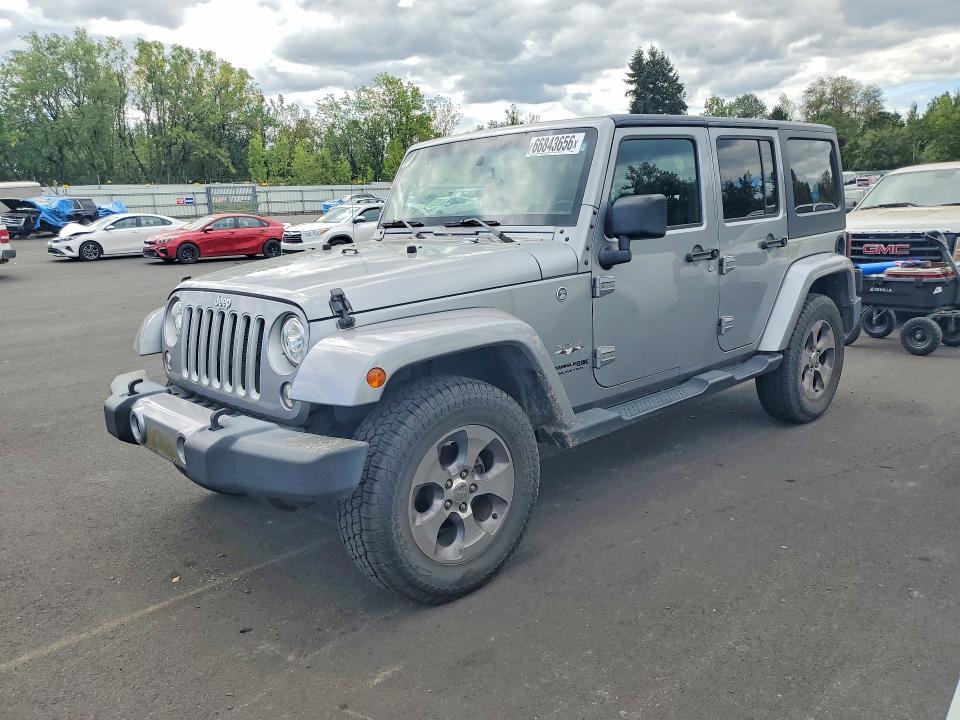 2018 Jeep Wrangler Unlimited მანქანა იყიდება აუქციონზე, vin: 1C4HJWEG4JL925115, აუქციონის ნომერი: 66843656