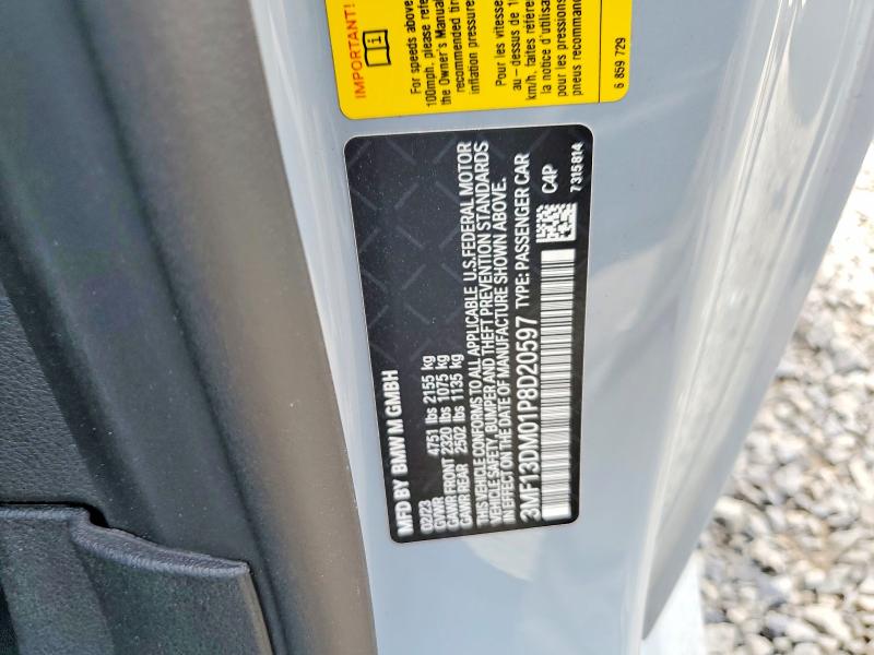 Aukcja sprzedaży 2023 Bmw M2, vin: 3MF13DM01P8D20597, numer aukcji: 64995276