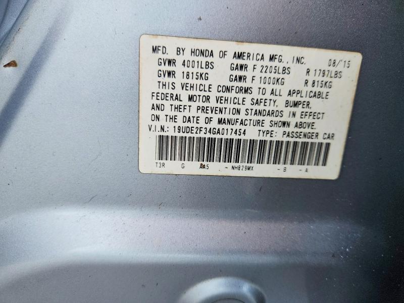 Продаж на аукціоні авто 2016 Acura Ilx, vin: 19UDE2F34GA017454, номер лоту: 66020916