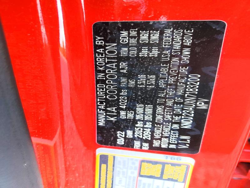 66518646 :رقم المزاد ، KNDJ23AUXN7183200 vin ، 2022 Kia Soul مزاد بيع