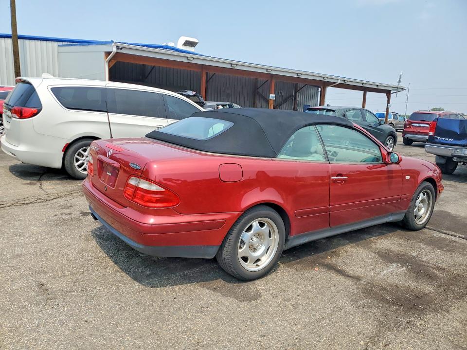 1999 Mercedes-benz Clk მანქანა იყიდება აუქციონზე, vin: WDBLK65G0XT003133, აუქციონის ნომერი: 63864486