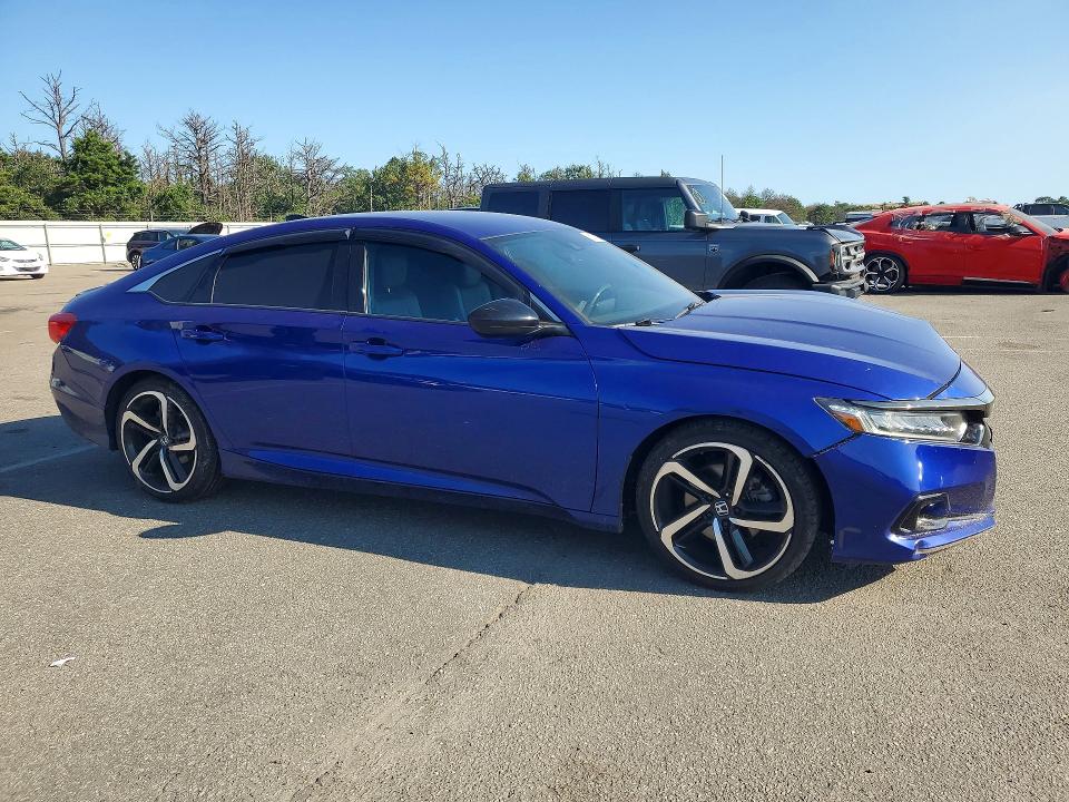 Продажа на аукционе авто 2021 Honda Accord, vin: 1HGCV1F38MA033111, номер лота: 66237256