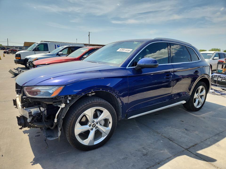 63987056 :رقم المزاد ، WA1BAAFY1M2027608 vin ، 2021 Audi Q5 مزاد بيع