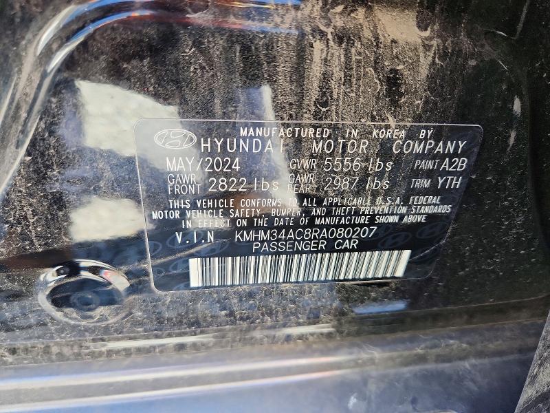 Aukcja sprzedaży 2024 Hyundai Ioniq 6, vin: KMHM34AC8RA080207, numer aukcji: 65706426