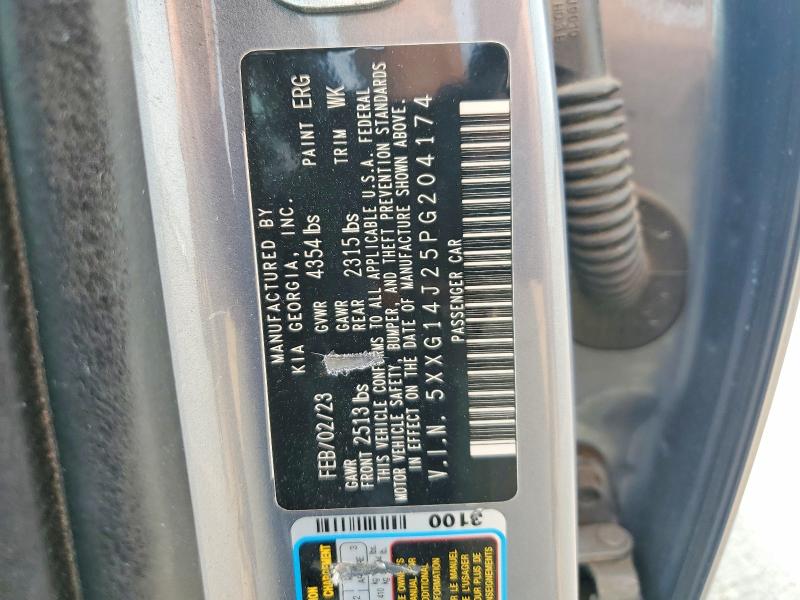 Продаж на аукціоні авто 2023 Kia K5, vin: 5XXG14J25PG204174, номер лоту: 64194466