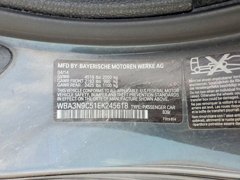 2014 Bmw 428 მანქანა იყიდება აუქციონზე, vin: WBA3N9C51EK245618, აუქციონის ნომერი: 62132866