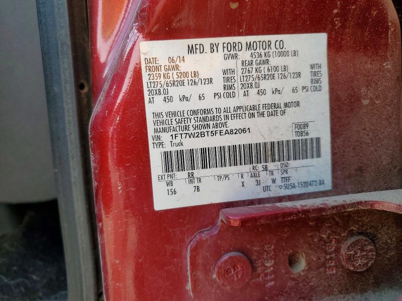 Продаж на аукціоні авто 2015 Ford F250, vin: 1FT7W2BT5FEA82061, номер лоту: 65836936