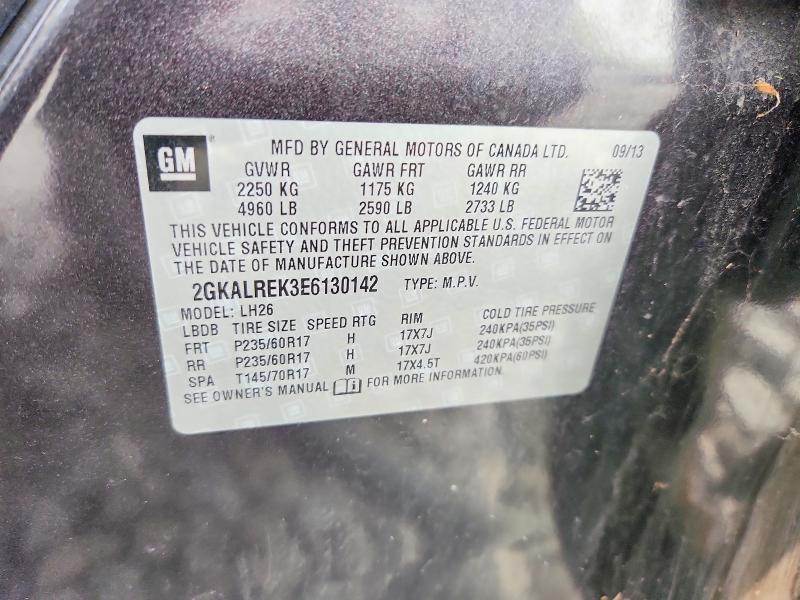 2014 Gmc Terrain მანქანა იყიდება აუქციონზე, vin: 2GKALREK3E6130142, აუქციონის ნომერი: 64853766