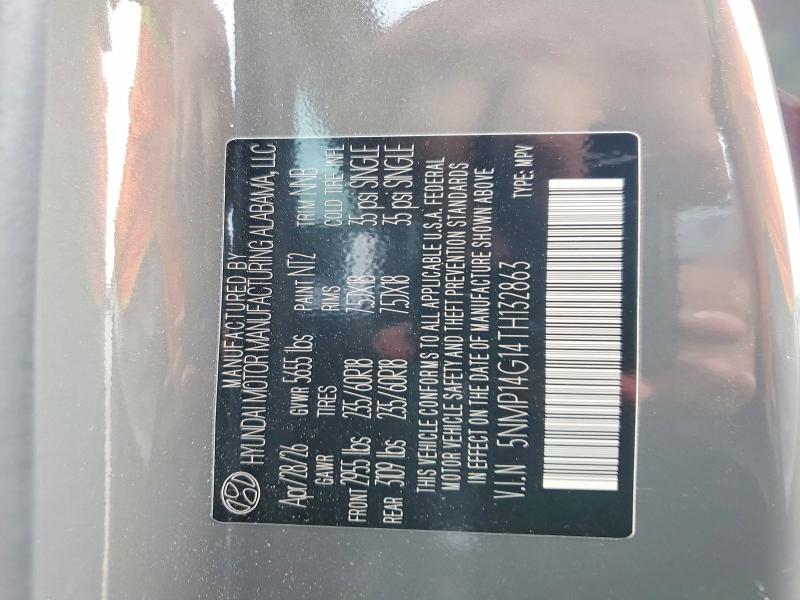Продажа на аукционе авто 2026 Hyundai Santa Fe, vin: 5NMP14G14TH132863, номер лота: 67007576