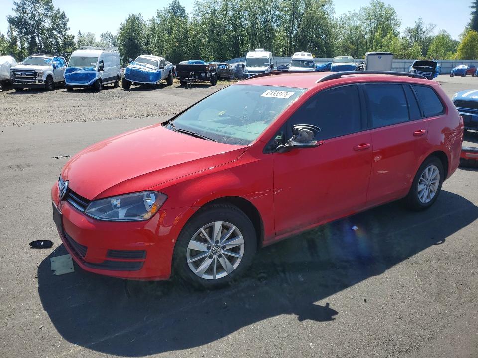 64593176 :رقم المزاد ، 3VWC17AU3GM518001 vin ، 2016 Volkswagen Golf Sportwagen مزاد بيع