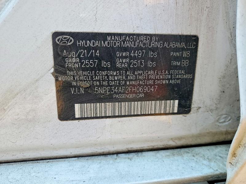 Продажа на аукционе авто 2015 Hyundai Sonata, vin: 5NPE34AF2FH069047, номер лота: 66735346