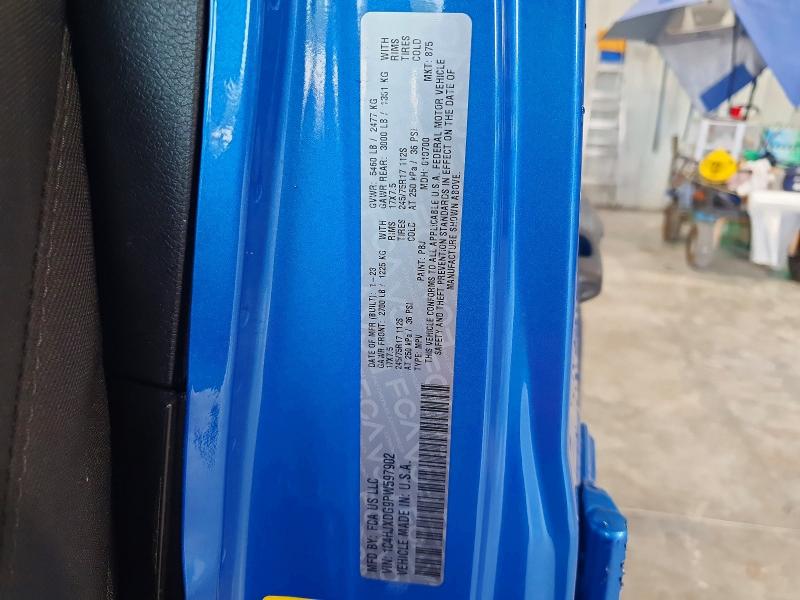 2023 Jeep Wrangler მანქანა იყიდება აუქციონზე, vin: 1C4HJXDG9PW597902, აუქციონის ნომერი: 66563616