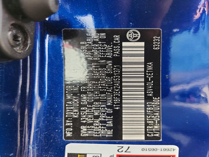 Продажа на аукционе авто 2010 Toyota Camry, vin: 4T1BF3EK2AU531371, номер лота: 64681916