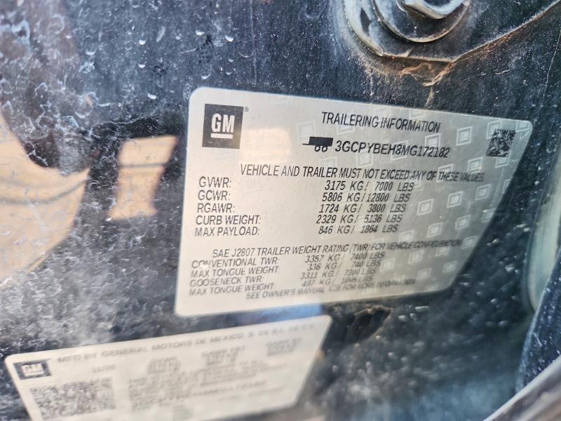 Продажа на аукционе авто 2021 Chevrolet Silverado, vin: 3GCPYBEH8MG172182, номер лота: 64627496