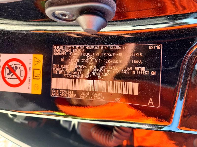 Продажа на аукционе авто 2016 Lexus Rx, vin: 2T2ZZMCA6GC015865, номер лота: 66020196