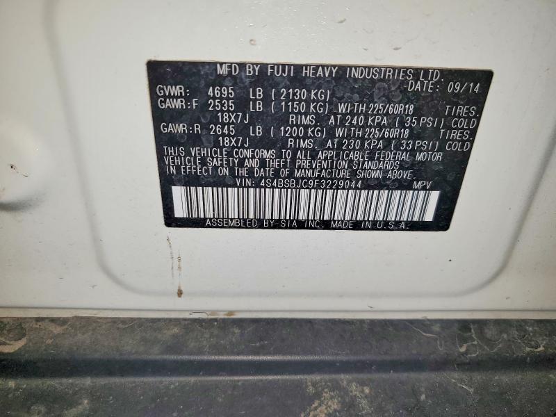 Продаж на аукціоні авто 2015 Subaru Outback, vin: 4S4BSBJC9F3229044, номер лоту: 66620336
