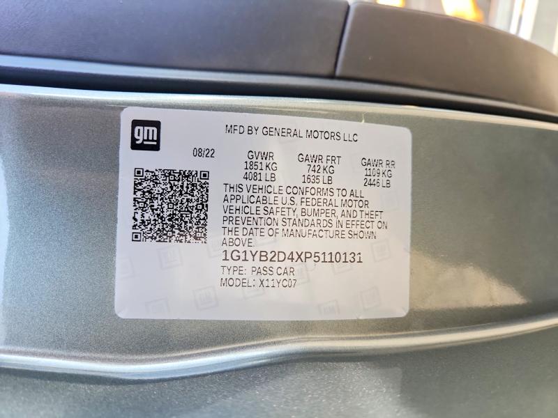 Продаж на аукціоні авто 2023 Chevrolet Corvette, vin: 1G1YB2D4XP5110131, номер лоту: 65757526