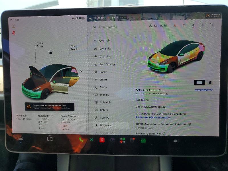 Aukcja sprzedaży 2021 Tesla Model 3, vin: 5YJ3E1EA0MF030421, numer aukcji: 64133826