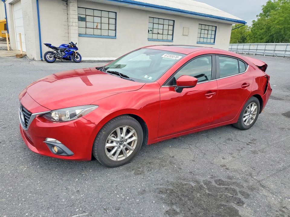 67255576 :رقم المزاد ، 3MZBM1V75FM231858 vin ، 2015 Mazda 3 مزاد بيع