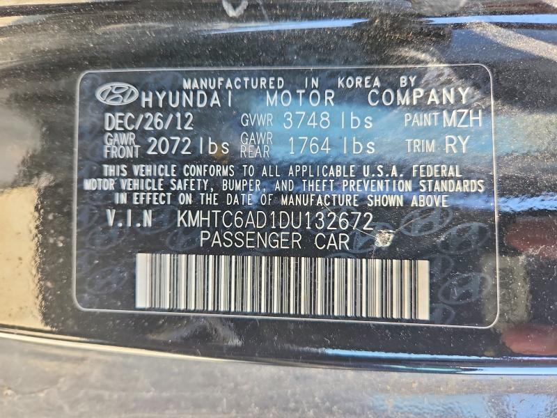 Aukcja sprzedaży 2013 Hyundai Veloster, vin: KMHTC6AD1DU132672, numer aukcji: 64695896