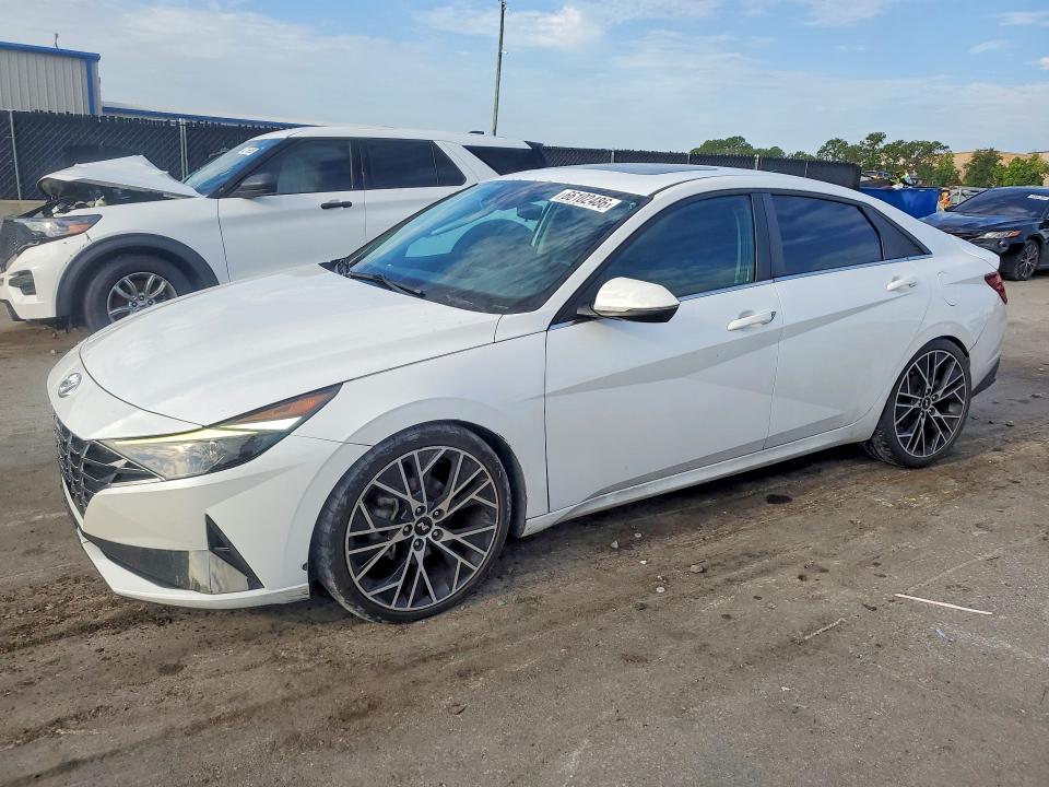 Продажа на аукционе авто 2021 Hyundai Elantra, vin: 5NPLN4AG2MH033947, номер лота: 66102486
