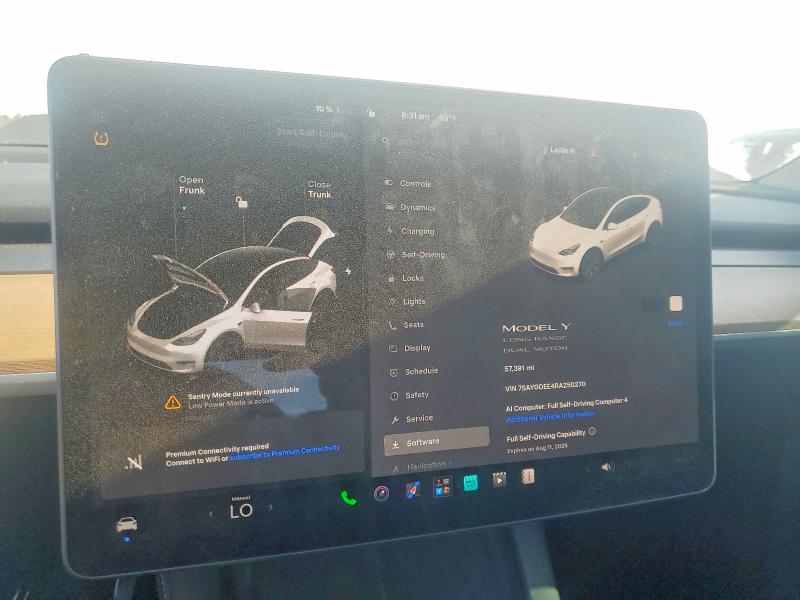 63699076 :رقم المزاد ، 7SAYGDEE4RA250270 vin ، 2024 Tesla Model Y مزاد بيع