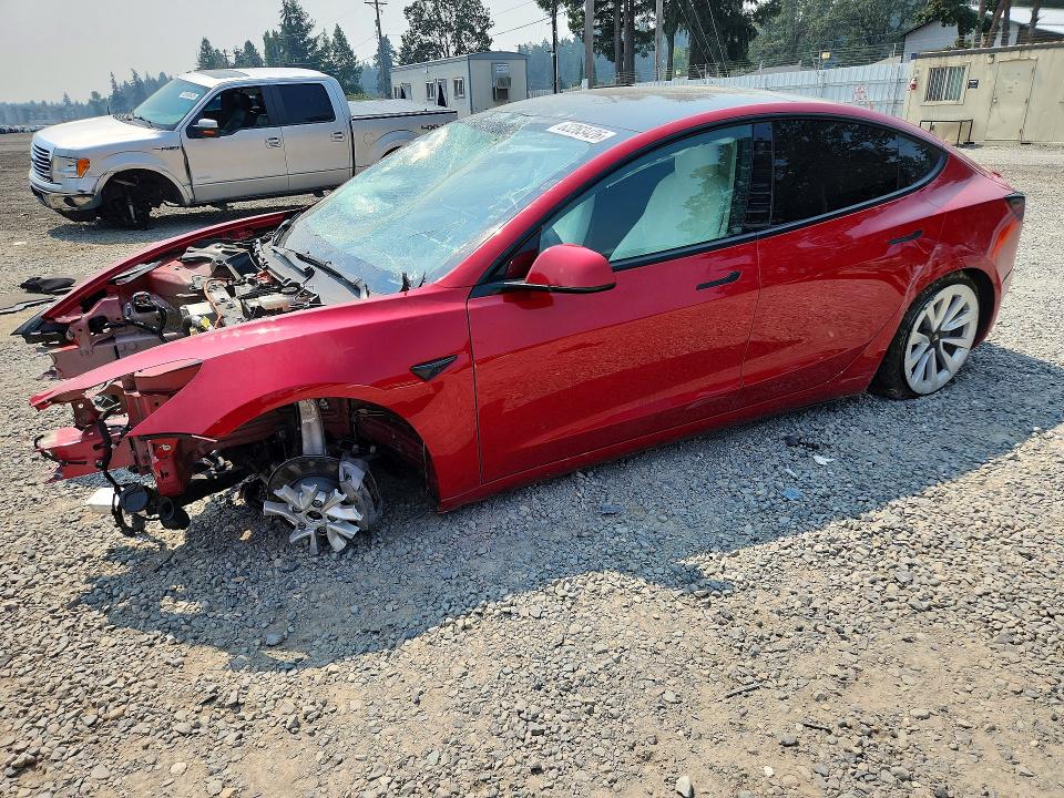 Aukcja sprzedaży 2022 Tesla Model 3, vin: 5YJ3E1EB1NF129694, numer aukcji: 63263426
