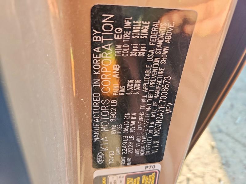 Aukcja sprzedaży 2014 Kia Soul, vin: KNDJN2A21E7008673, numer aukcji: 63693566