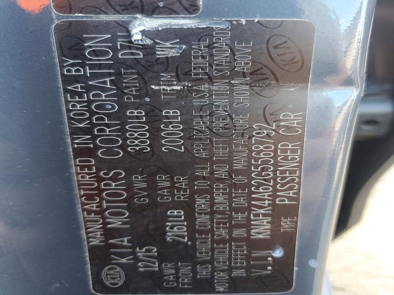 Продаж на аукціоні авто 2016 Kia Forte, vin: KNAFK4A62G5568792, номер лоту: 62841816