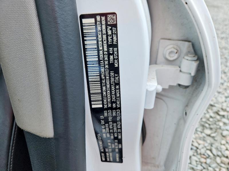 Продаж на аукціоні авто 2018 Alfa Romeo Stelvio, vin: ZASFAKAN1J7B81381, номер лоту: 64116386